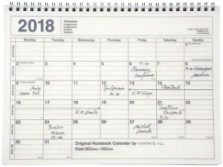 MARK'S 2018 Tischkalender M // Ivory