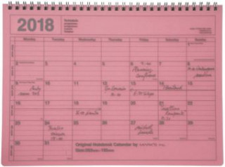 MARK'S 2018 Tischkalender M // Pink