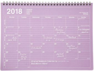 MARK'S 2018 Tischkalender M // Purple
