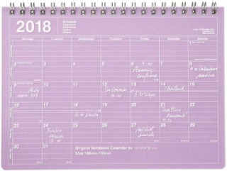MARK'S 2018 Tischkalender S // Purple