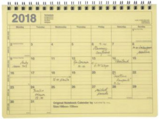 MARK'S 2018 Tischkalender S // Yellow