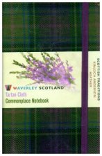 Waverley S.T. (M): Heather Pocket Genuine Tartan Cloth Commonplace Notebook