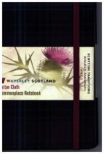 Thistle Tartan: Pocket: 14 x 9cm: Scottish Traditions: Waverley Genuine Tartan Cloth Commonplace Notebook
