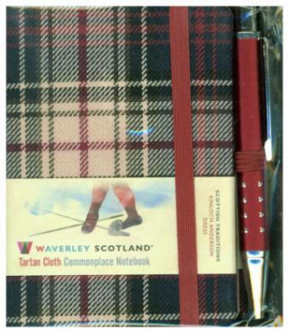 Waverley S.T. (S): Dress Mini with Pen Pocket Genuine Tartan Cloth Commonplace Notebook (Pevná)
