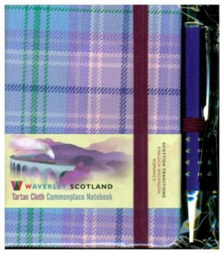 Waverley S.T. (S): Romance Mini with Pen Pocket Genuine Tartan Cloth Commonplace Notebook