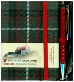 Waverley S.T. (S): Castle Grey Mini with Pen Pocket Genuine Tartan Cloth Commonplace Notebook