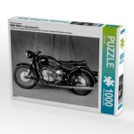 Ein Motiv aus dem Kalender BMW R69S in schwarzweiss (Puzzle)