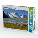 Lac du Goléon und die Gletscher der La Meije (Puzzle)