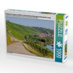 Fränkische Toskana mit Blick auf die berühmte Weinlage Escherndorfer Lump (Puzzle)
