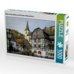 Blick auf das Rathaus und Kirche in Blankenheim (Puzzle)