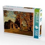 Burgruine Are im Abendlicht (Puzzle)