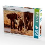 Elefanten....verspielt und niedlich (Puzzle)