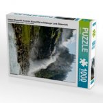 Unterer Wasserfall. Krimmler Wasserfälle im Salzburger Land (Österreich) (Puzzle)