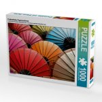 Farbenfrohe Papierschirme (Puzzle)