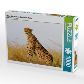 Afrika: Gepard in der Masai Mara, Kenia (Puzzle)