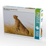 Afrika: Gepard in der Masai Mara, Kenia (Puzzle)