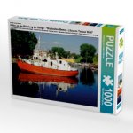 Hafen an der Mündung der Dange - Ein Motiv aus dem Kalender 