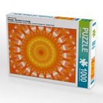 Ein Motiv aus dem Kalender Energie - Mandalas in orange (Puzzle)