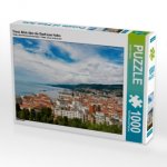 Triest, Blick über die Stadt zum Hafen (Puzzle)