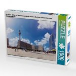 Der Alex! - Blick auf den Alexanderplatz und dem Berliner Wahrzeichen, dem Fernsehturm. (Puzzle)