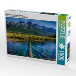 Reflexionen im klaren Gebirgssee (Puzzle)