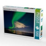 Aurora mit der Skyline von Reykjavík (Puzzle)