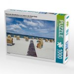 Malerische Strandkulisse vor Laboe in der Kieler Förde (Puzzle)