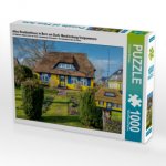 Altes Reetdachhaus in Born am Darß, Mecklenburg-Vorpommern (Puzzle)