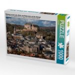 Marburg an der Lahn, Blick vom Rabenstein auf die Altstadt (Puzzle)