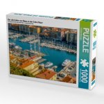 Der alte Hafen von Nizza an der Cote d'Azur (Puzzle)