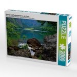 Obersee mit Fischunkelalm in der Ferne (Puzzle)