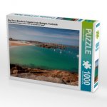 Bay Greve Blanche in Tregastel in der Bretagne, Frankreich (Puzzle)