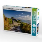 Pfad zum Meer auf der Ile de Batz in der Bretagne, Frankreich (Puzzle)