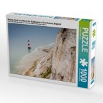 Beachy Head Leuchtturm bei Eastbourne in East Sussex, England (Puzzle)