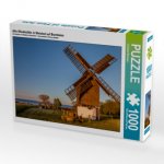 Alte Windmühle in Melsted auf Bornholm (Puzzle)