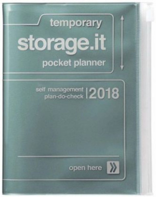 MARK'S Taschenkalender A6 vertikal, Storage.it // Metallic blue. 2018