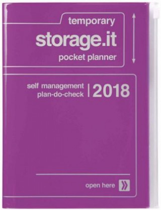MARK'S Taschenkalender A5 vertikal, Storage.it // Purple. 2018