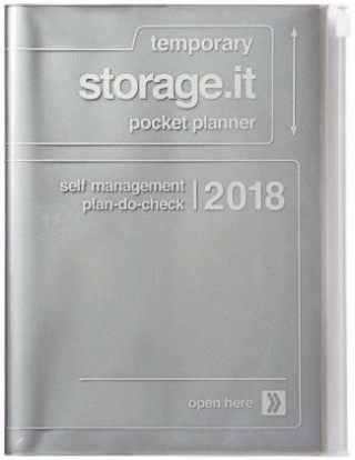 MARK'S Taschenkalender A5 vertikal, Storage.it // Silver. 2018