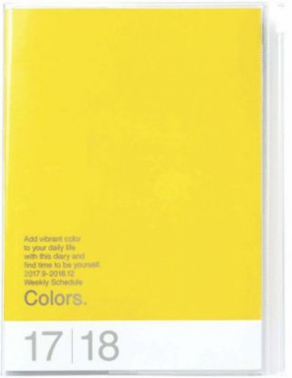 MARK'S Taschenkalender A5 vertikal, COLORS // Yellow. 2018