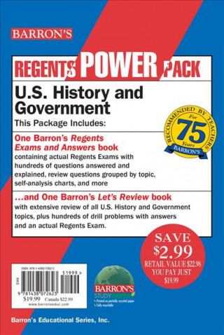 Regents U.S. History and Government Power Pack: Let's Review U.S. History and Government + Regents Exams and Answers: U.S. History and Government