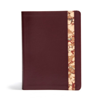 CSB Spurgeon Study Bible, Burgundy/Marble Leathertouch(r)