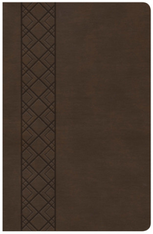 CSB Ultrathin Reference Bible, Value Edition, Brown Leathertouch