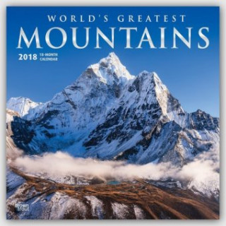 World's Greatest Mountains - Die höchsten Berge der Welt 2018 - 18-Monatskalender