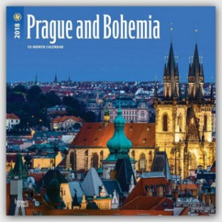 Prague and Bohemia - Prag und Böhmen 2018 - 18-Monatskalender mit freier TravelDays-App