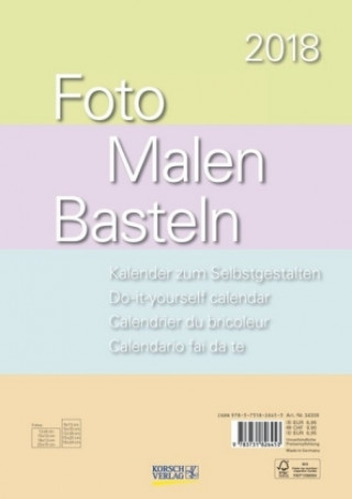 Foto-Malen-Basteln A4 Pastell 2018