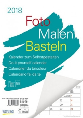 Foto-Malen-Basteln A4 weiß Notice 2018