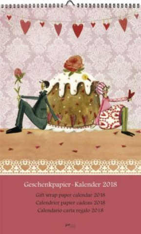 Geschenkpapierkalender 2018