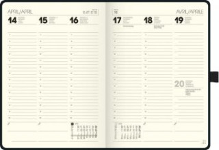 Brunnen Buchkalender 2020 Kompagnon schwarz Modell 796