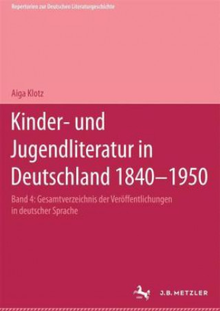 Kinder- und Jugendliteratur in Deutschland 1840-1950