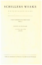 Schillers Werke. Nationalausgabe